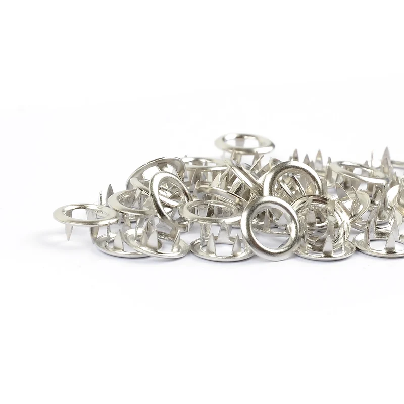 Jersey Druckknöpfe Silber (50pcs.)