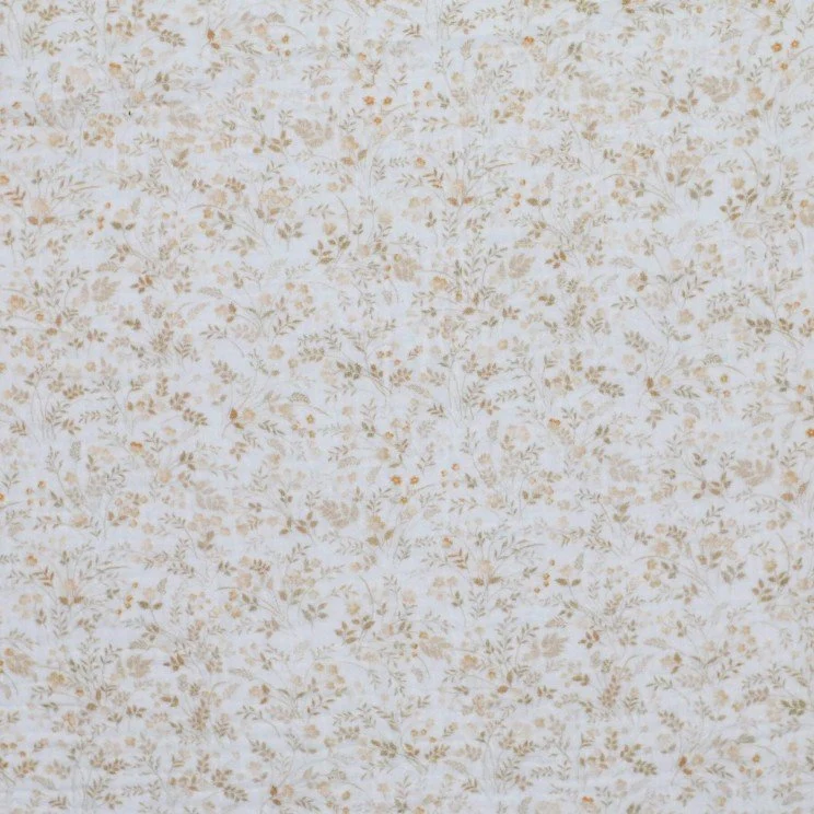 Musselin/Double Gauze “Wild Flowers beige“
