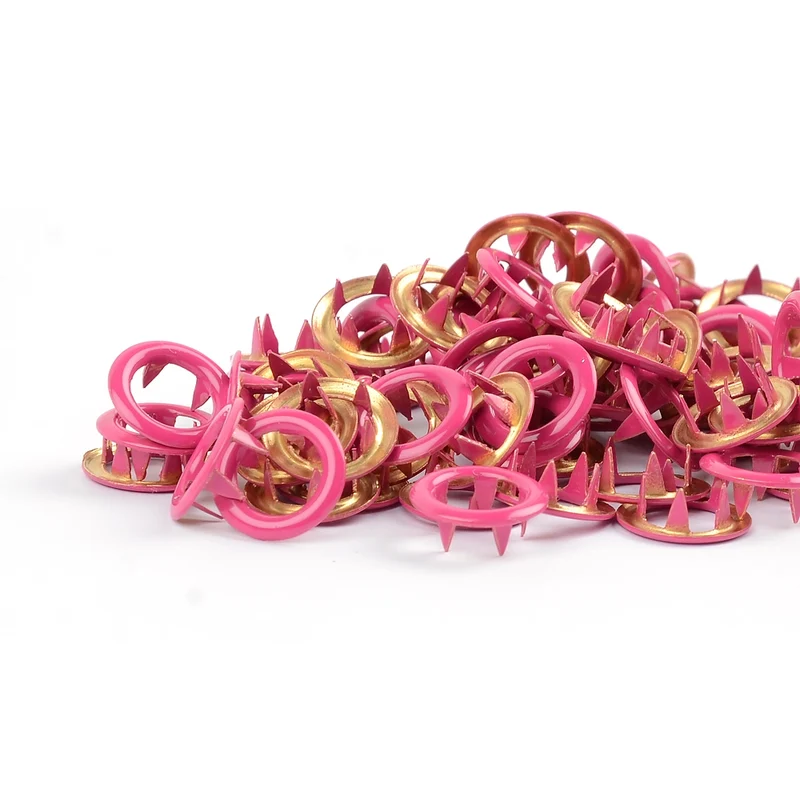 Jersey Druckknöpfe Rose (50pcs.)