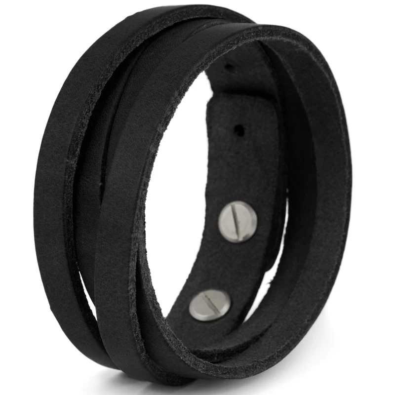 Lederarmband glatt