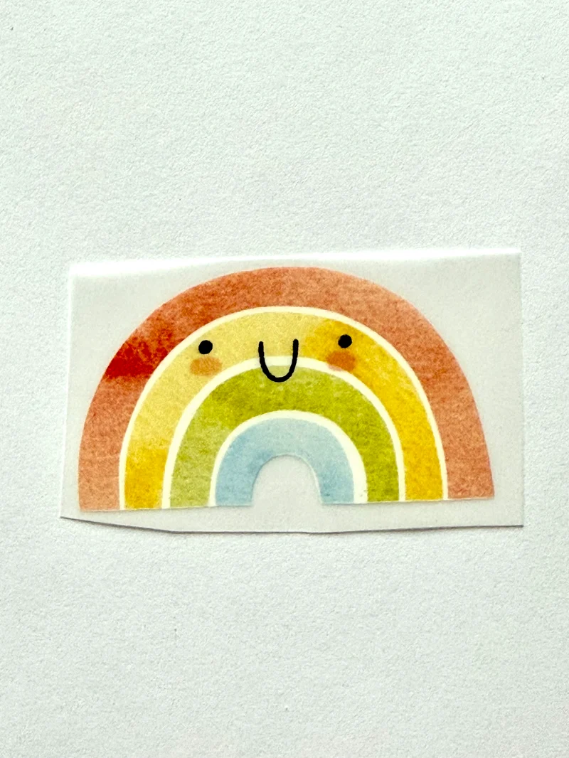 Bügelbild Regenbogen