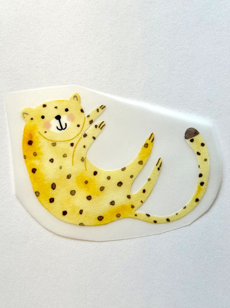 Bügelbild Gepard