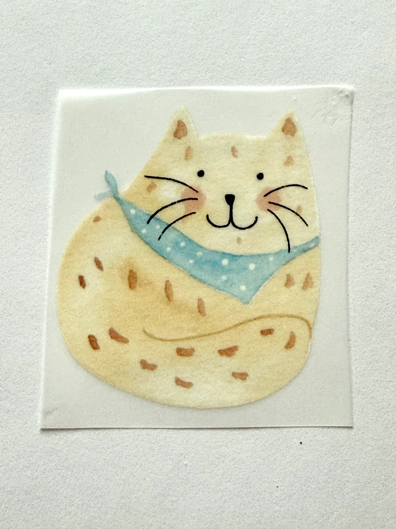 Bügelbild Katze