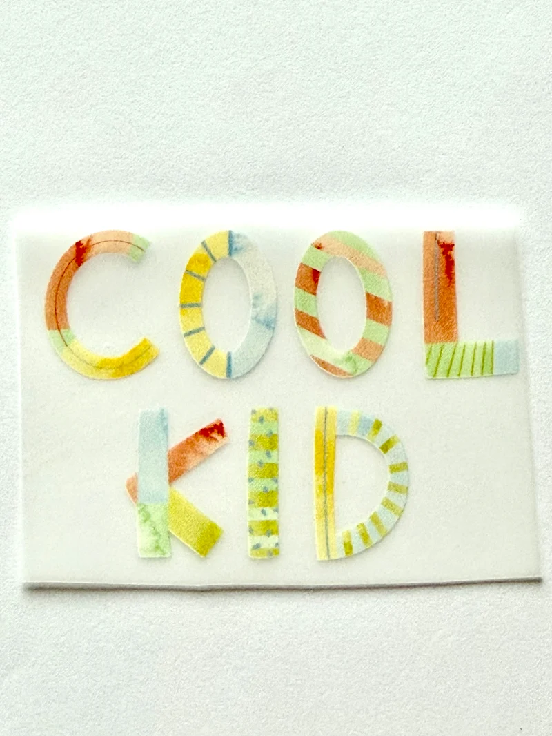 Bügelbild COOL KID