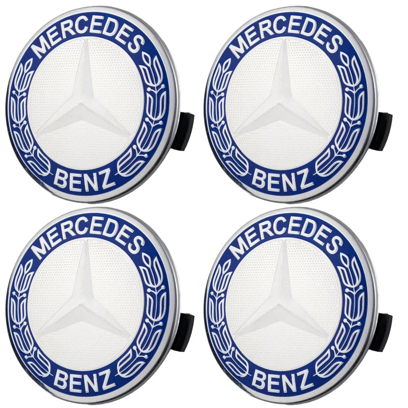 Mercedes Hub Caps | Royal Blue