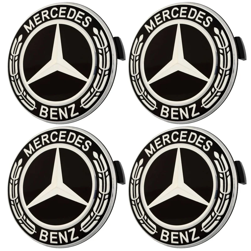 Mercedes Hub Caps | Classic Black