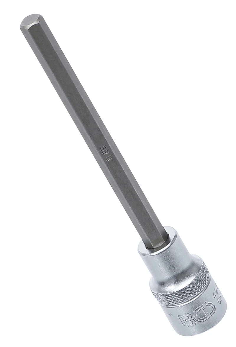 BGS 4272 Biteinsatz Innensechskant 8mm HX8 Länge 140mm Antrieb 12,5mm (1/2")