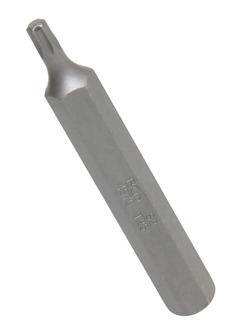BGS 4570 Bit Nuss Stecknuss T-Profil (für Torx) T25 Länge 75mm Antrieb Außensechskant 10mm (3/8")