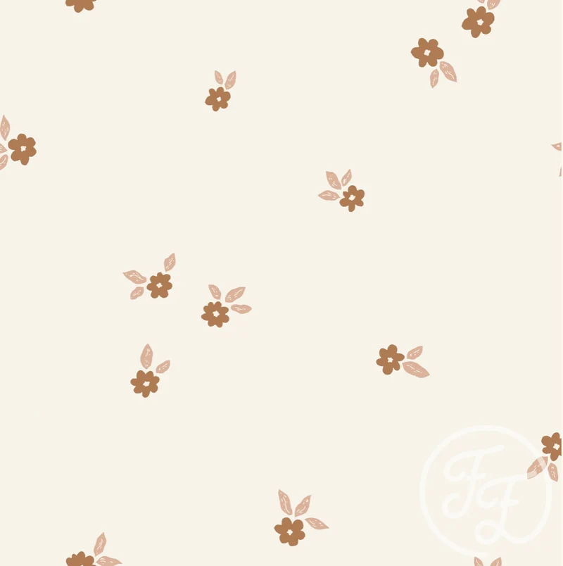 Family Fabrics Jersey “Fine Fleurs“ 180gr