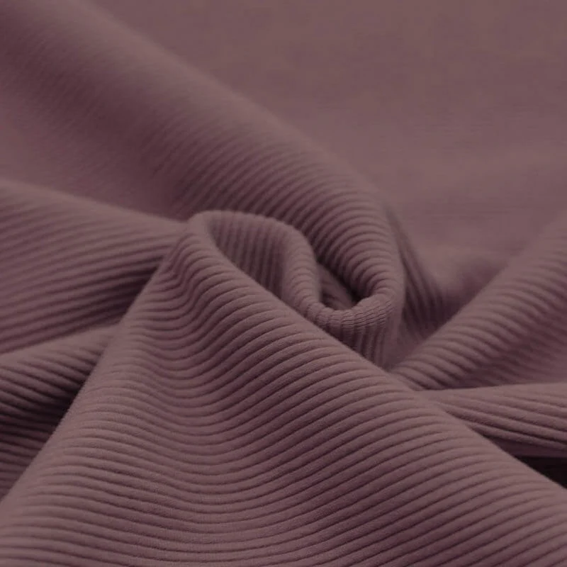 Ottoman Rib Jersey “Altmauve”