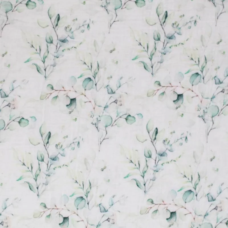 Musselin/Double Gauze „Eucalyptus Bouquet”