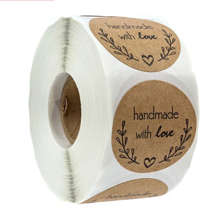 "Handmade with Love II" Sticker (10 Sticker)