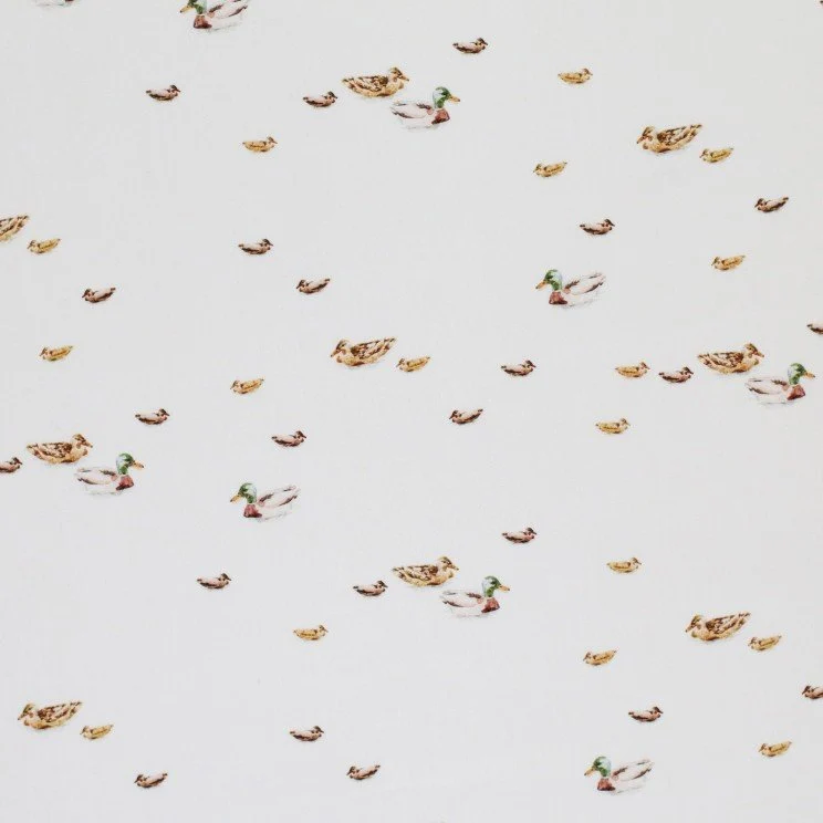 Cotton Poplin GOTS „Enten Familie“
