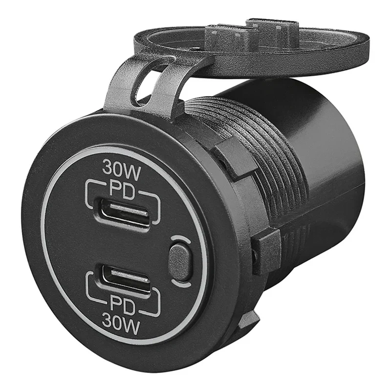 ProPlus 450450V02 USB Schnellladegerät Einbau Typ C 2-fach 12/24V 3A Modell 2