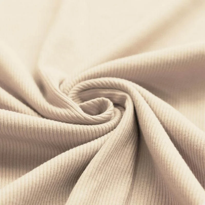 Rib Jersey „Natural Beige“