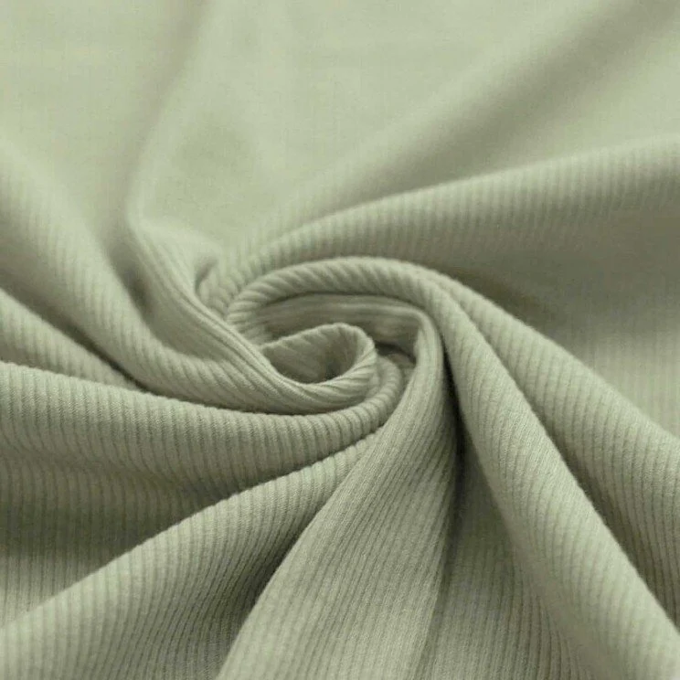 Rib Jersey "Dusty Green“
