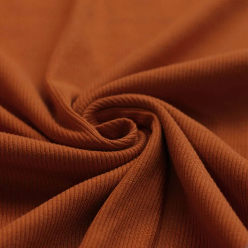 Rib Jersey "Cognac”