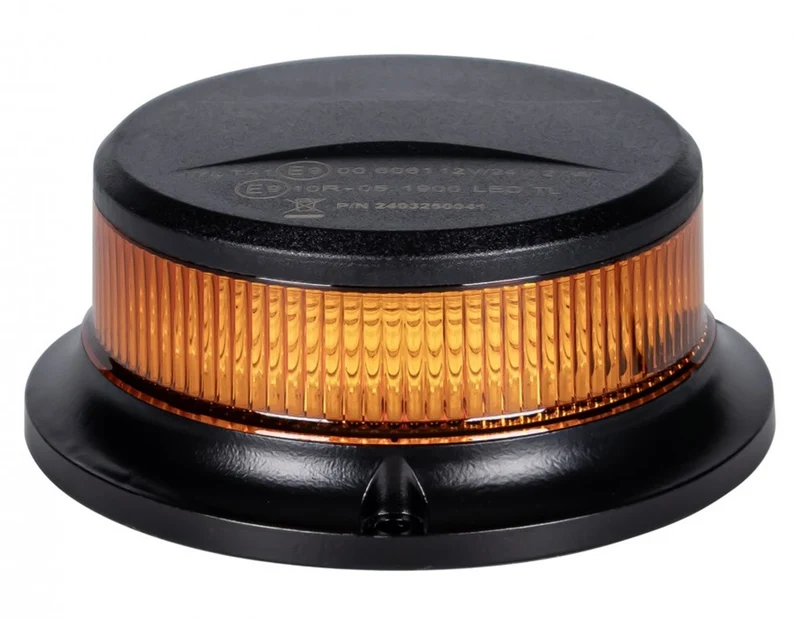 KAMAR ALR0054 LED Warnleuchte Truck LED Pico 18x LED orange mit Magnetfuß 12/24 Volt