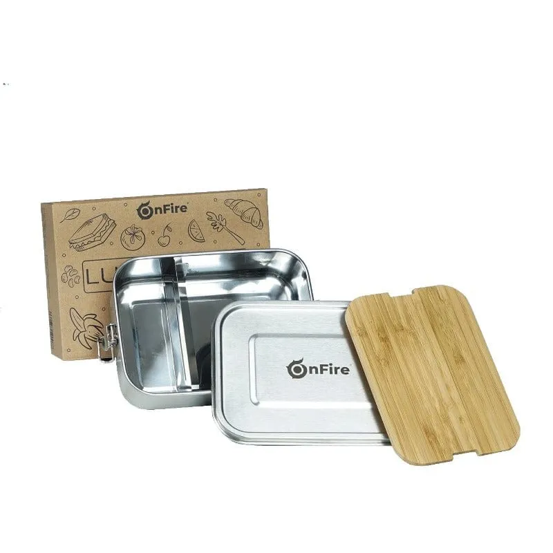 Lunchbox 1200ml inkl. Trennwand + Brettchen