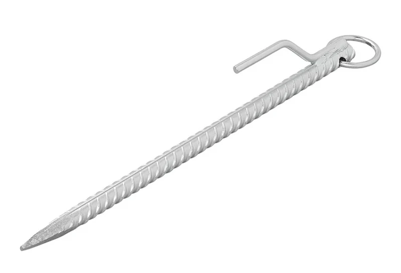 ProPlus 364659 Bodenanker 41cm mit Haken und Ring Zelt Zubehör
