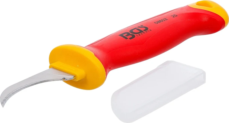 BGS 35893 VDE Kabelmesser Hakenklinge Länge 180mm Abisolieren Werkzeug
