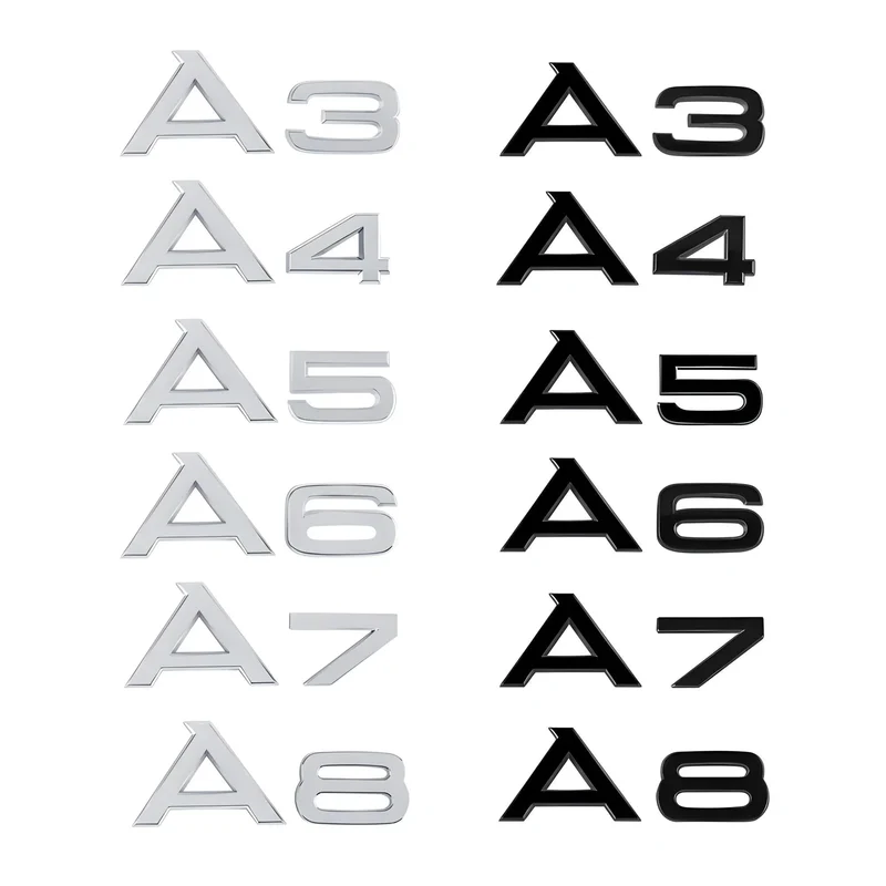Audi Model Badge