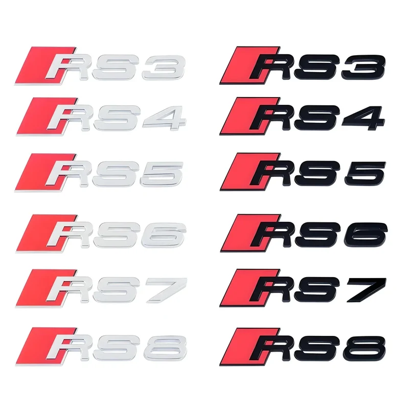 Audi RS Model Badge