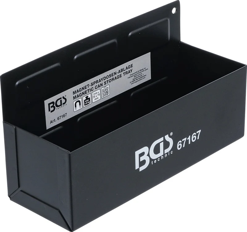 BGS 67167 Spraydosen Ablage magnetisch Breite 210mm