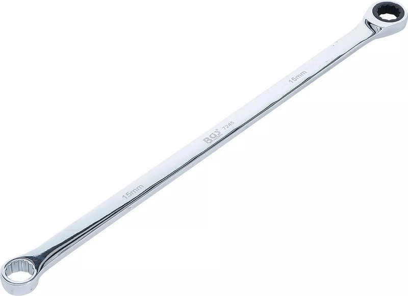 BGS 7245 Ratschenringschlüssel Ringschlüssel extra lang SW 15
