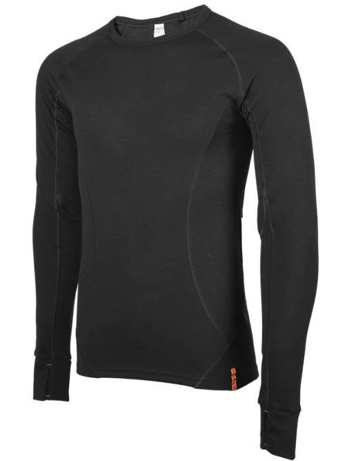 Funktions-Langarmshirt mit Merinowolle