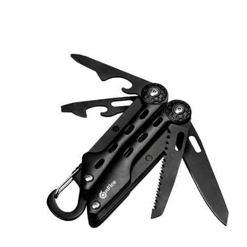 Multitool mit 8 Funktionen und Karabiner