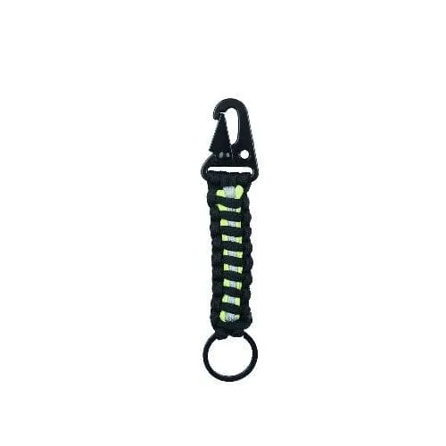 Feuerwehr Schlüsselanhänger mit Karabiner aus Paracord