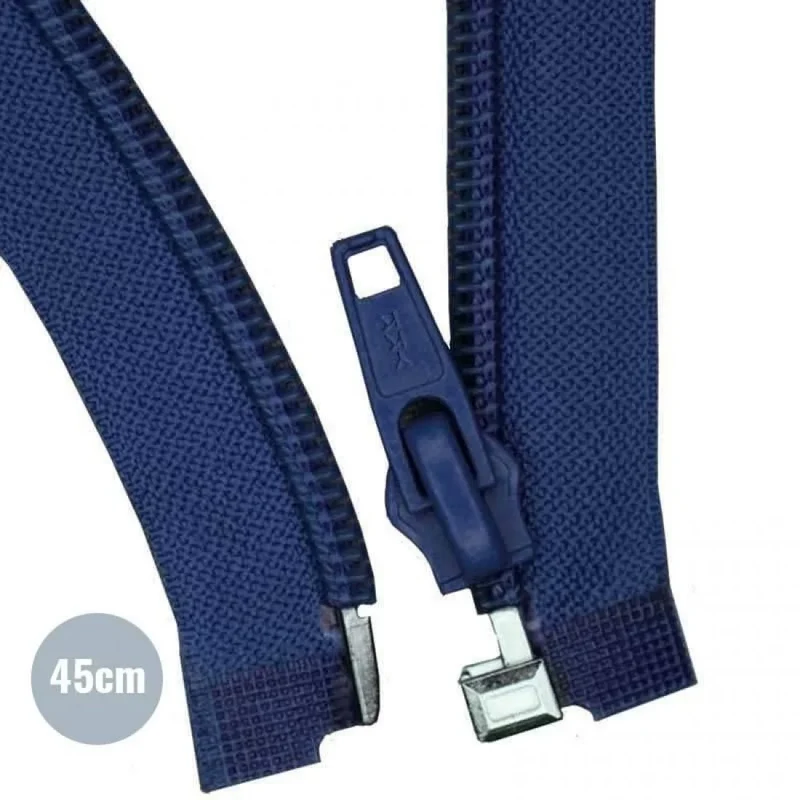 Reissverschluss YKK Teilbar 45cm “Navy”