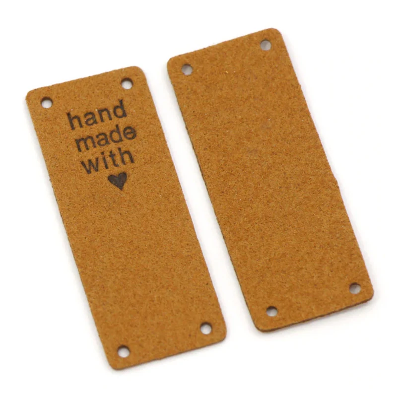 Handmade with Love Label "Hellbraun" (5er-Pack)