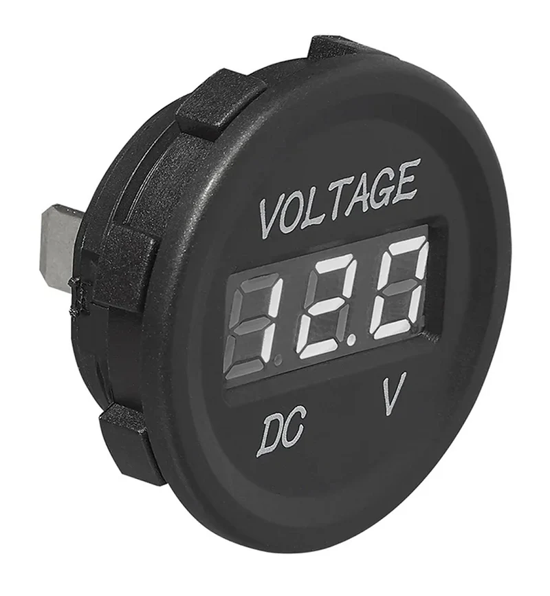 ProPlus 450456 Einbau Voltmeter digital 6-30 Volt Einbauvoltmeter Ø28mm Einbauloch