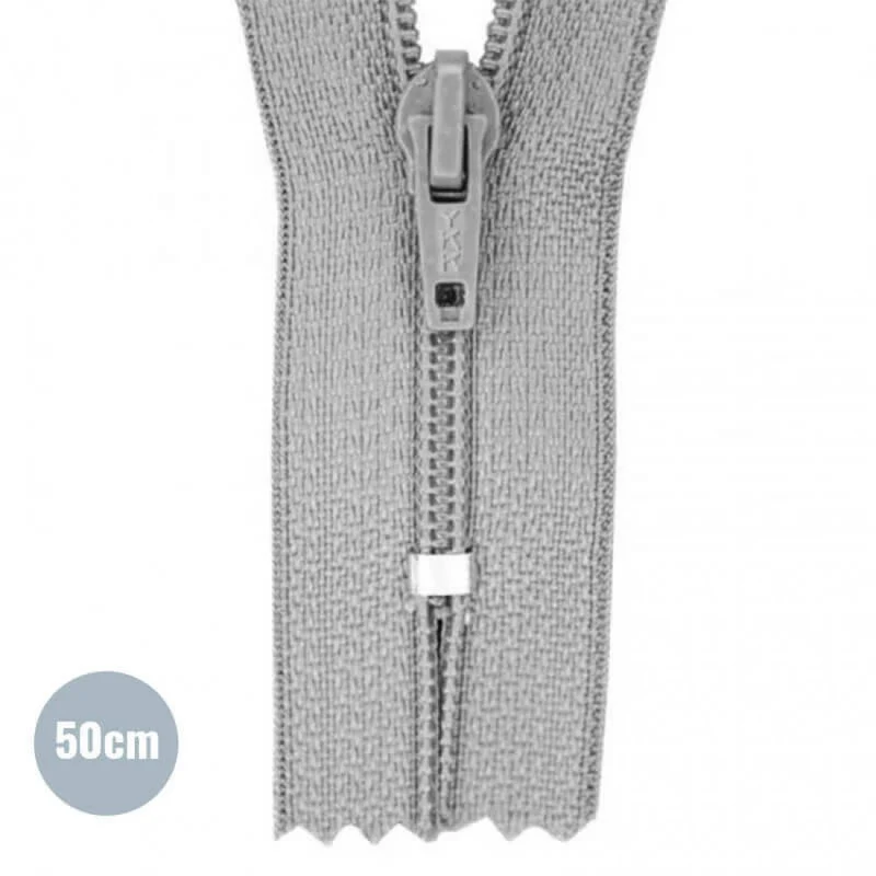 Reissverschluss YKK 50cm “Grau”