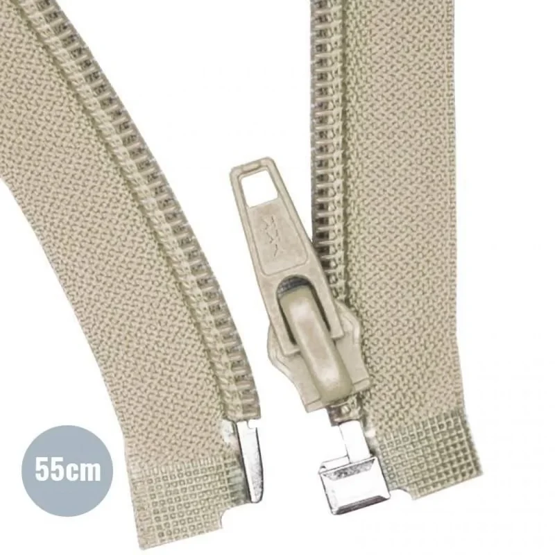 Reissverschluss YKK Teilbar 55cm “Beige”