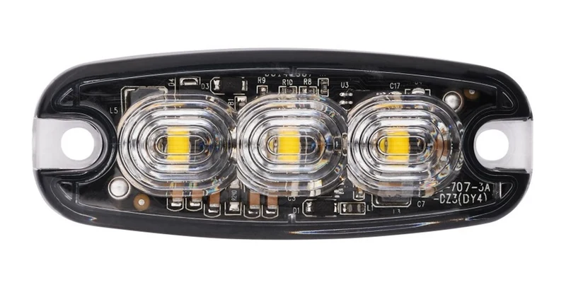 KAMAR LW0036-2 LED Stroboleuchte 3x LED Slim 12/24 Volt Strobo Lampe