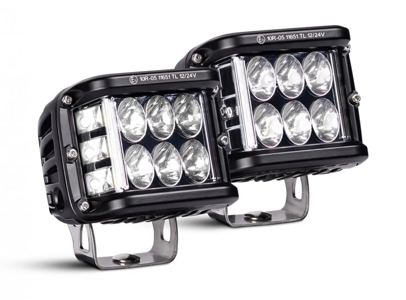 KAMAR L0061 2x Arbeitsscheinwerfer Cube Combo 9xLED 12/24 Volt