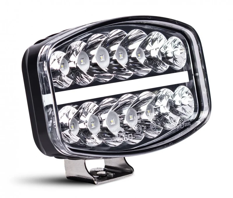 KAMAR L3419 LED Scheinwerfer Slim mit mittigem Positionslicht 10+14x LED 12/24 Volt