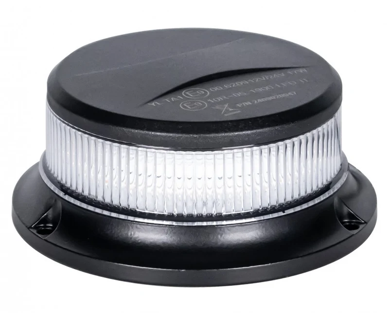 KAMAR ALR0054-W LED Warnleuchte Truck LED Pico 18x LED weiß mit Magnetfuß 12/24 Volt
