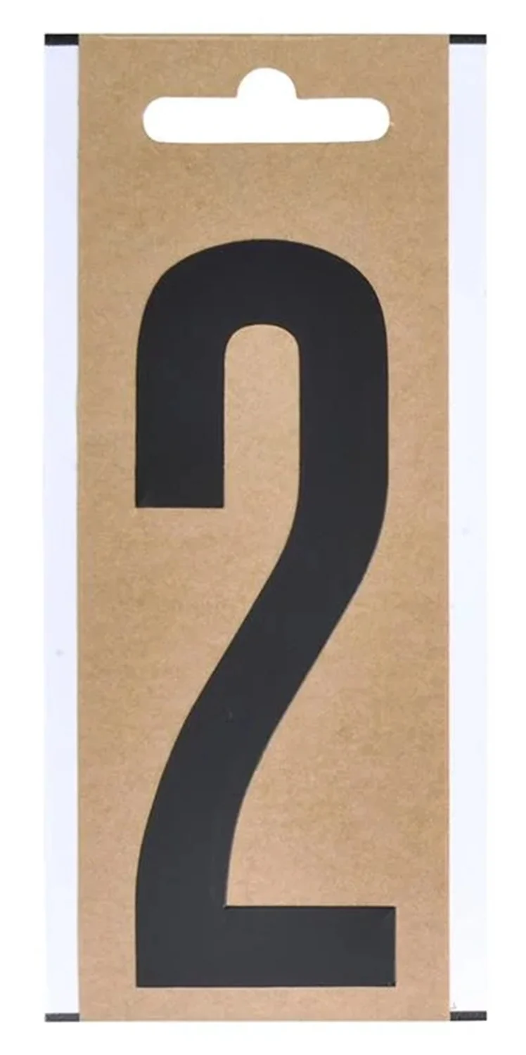 ProPlus SF_971030 Folienzeichen "2" 10cm Foliensymbol Folienbild