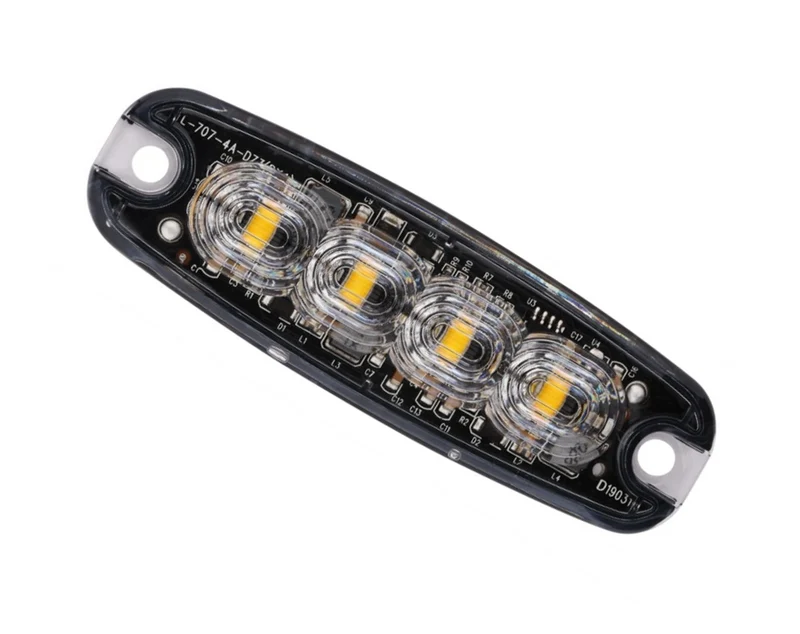 KAMAR LW0037-2 LED Stroboskoplicht 4x LED Slim 12/24 Volt Strobo Lampe