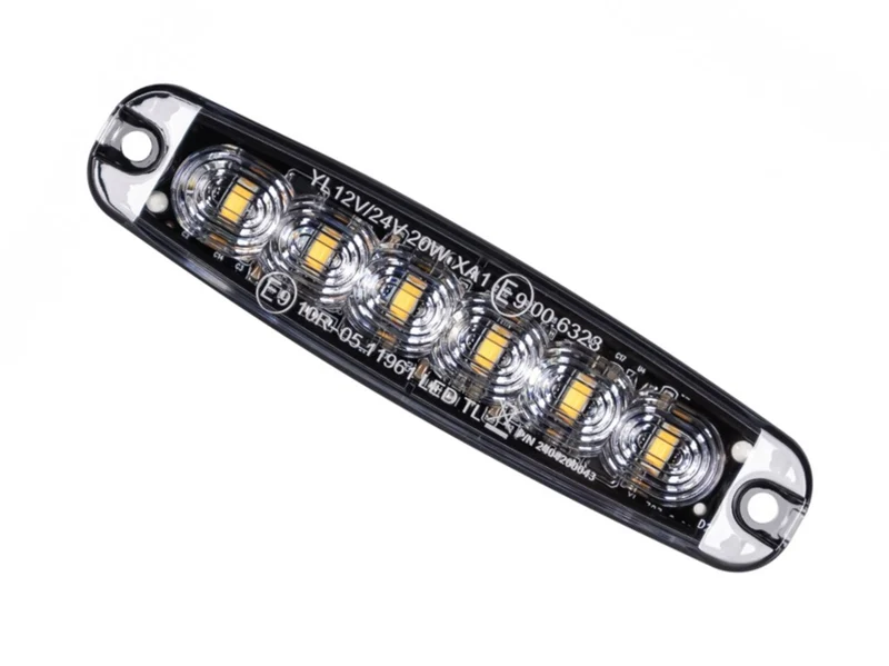KAMAR LW0038-2 LED Blitzleuchte 6x LED Slim 12/24 Volt Strobo Lampe