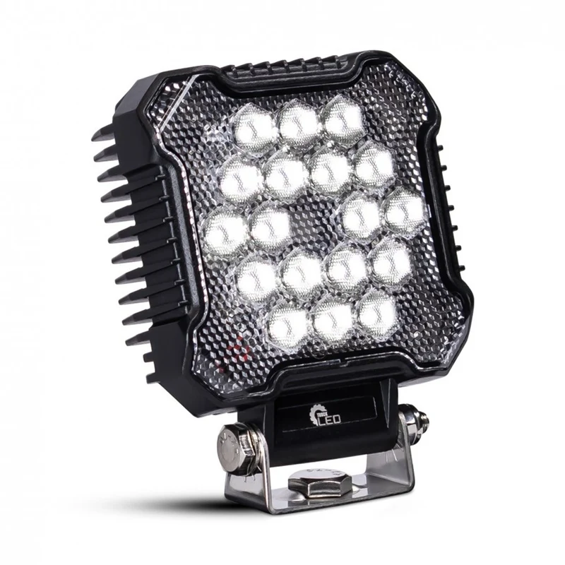 KAMAR L0172 LED Arbeitsscheinwerfer 18x LED kantiges Design 12/24 Volt