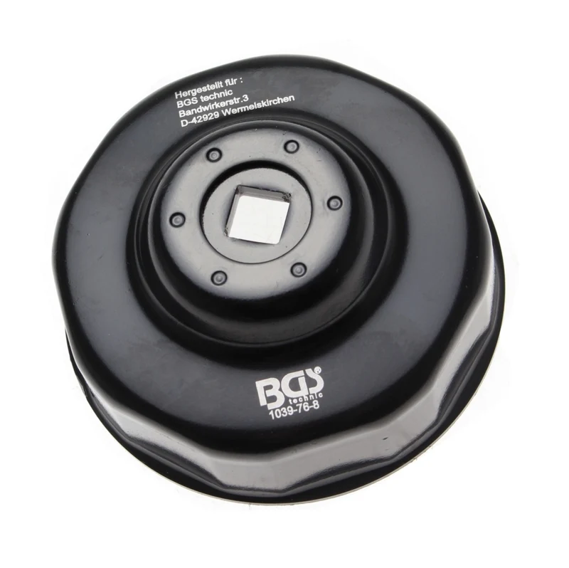 BGS 1039-76-8 Ölfilterschlüssel 8-kant Ø 76mm für Fiat Lancia