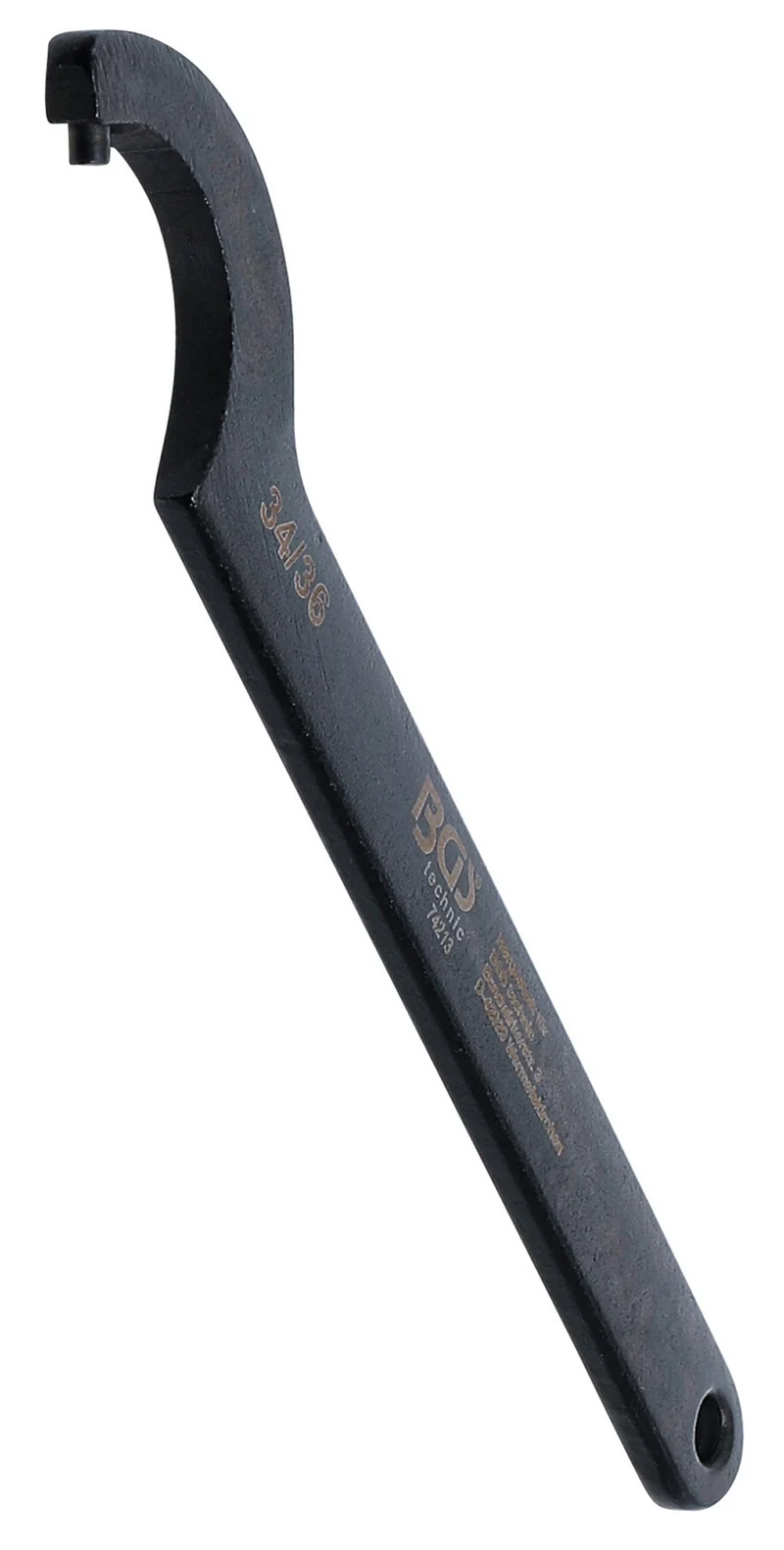 BGS 74213 Hakenschlüssel mit Zapfen für Schlüsselweiten von 34 - 36mm