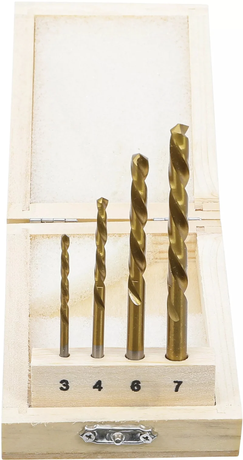 BGS 2726 Satz HSS-Bohrer linksschneidend 4 teilig