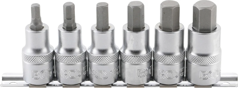 BGS 8887 Satz Biteinsätze Bits Innensechskant Antrieb 12,5mm (1/2")