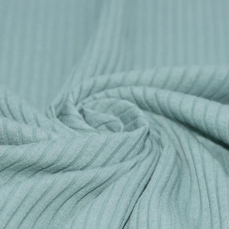 Wide Drop Needle Rib "Meer Grün“